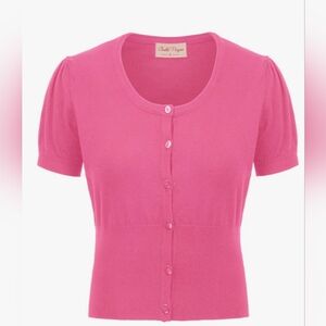 Belle Poque Chic Pink Women's Cardigan NWT